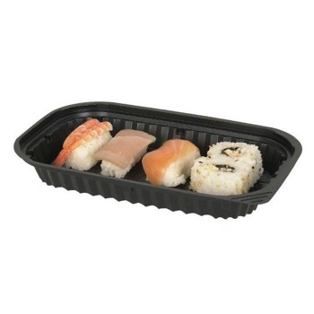 Sushi bakke 400 ml 500 stk rektangulær